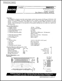 DM2021 Datasheet