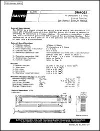 DM4021 Datasheet