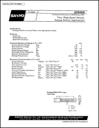 2SK669 Datasheet