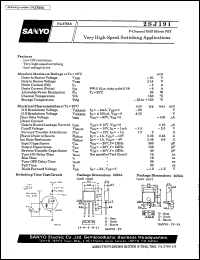 2SJ191 Datasheet