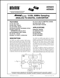 ADS826E/1K Datasheet