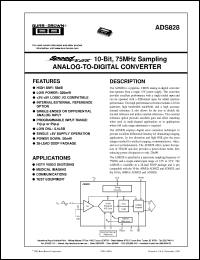 ADS828E/1K Datasheet