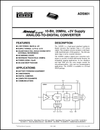 ADS901E/1K Datasheet