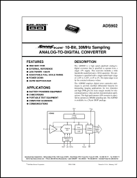 ADS902E/1K Datasheet