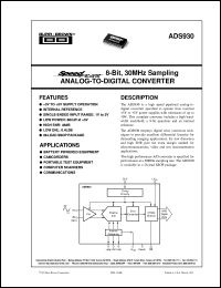ADS930E/1K Datasheet
