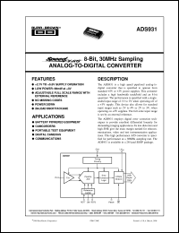 ADS931E/1K Datasheet