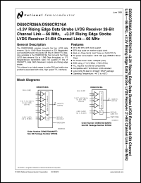 DS90CR216AMTDX Datasheet