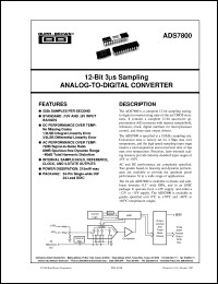 ADS7800AH-BI Datasheet