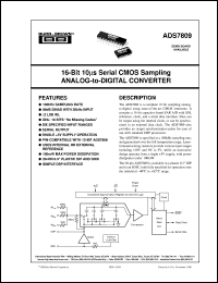 ADS7809UB/1K Datasheet