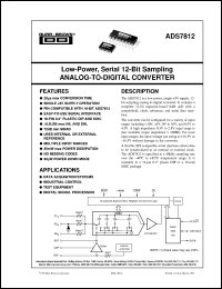 ADS7812U/1K Datasheet