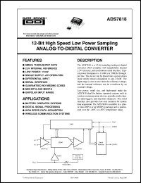 ADS7818EB/2K5 Datasheet