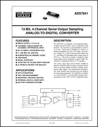 ADS7844EB
 Datasheet