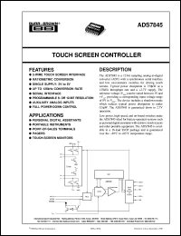ADS7845E/2K5 Datasheet