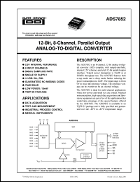 ADS7852Y/250 Datasheet