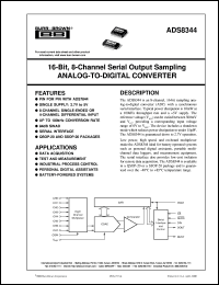 ADS8344E/2K5 Datasheet