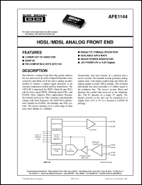 AFE1144E/1K Datasheet