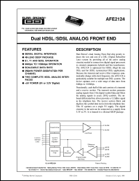 AFE2124E/1K Datasheet
