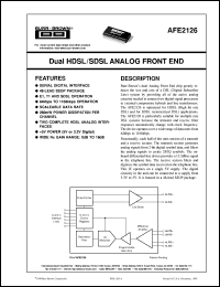 AFE2124E Datasheet