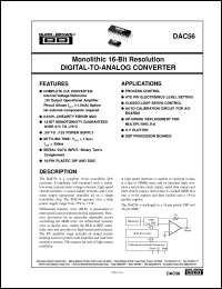 DAC56U Datasheet