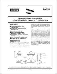DAC813JU/1K Datasheet