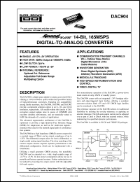 DAC904E/2K5 Datasheet