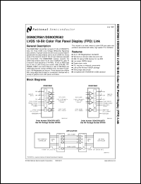 DS90CR562MTDX Datasheet