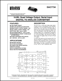 DAC7734EC/1K Datasheet