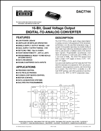 DAC7744EC/1K Datasheet