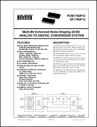PCM1760U-L/1K Datasheet