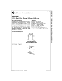 DS90LV027ATMX Datasheet