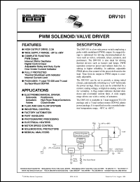 DRV101F/500 Datasheet
