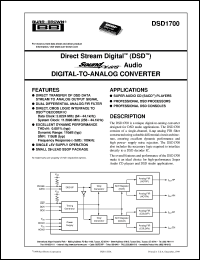 DSD1700E Datasheet