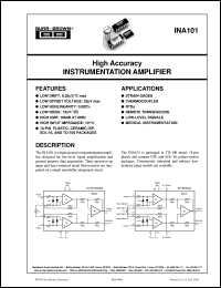 INA101AM Datasheet