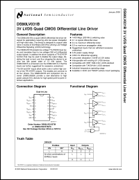 DS90LV031ATMX Datasheet