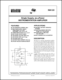 INA122UA/2K5 Datasheet