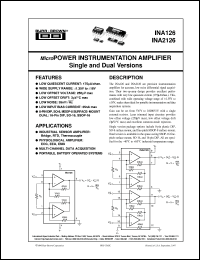 INA2141UA Datasheet