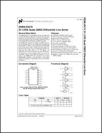 DS90LV047ATMTCX Datasheet