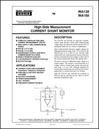 INA138NA/250 Datasheet