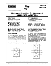 INA143U/2K5 Datasheet