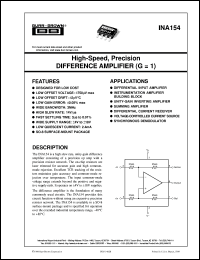 INA154U/2K5 Datasheet