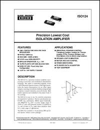 ISO124U/1K Datasheet