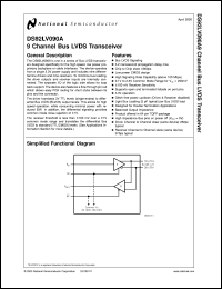 DS92LV090ATVEHX Datasheet