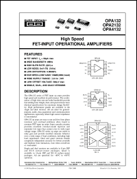 OPA132U/2K5 Datasheet