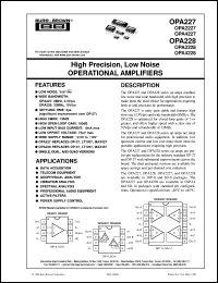 OPA2227PA Datasheet