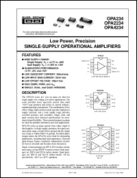 OPA4234U/2K5 Datasheet