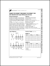 DS96F172MW-MIL Datasheet