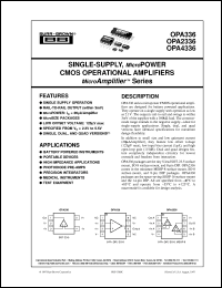 OPA2336UA/2K5 Datasheet