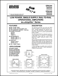 OPA345NA/3K Datasheet