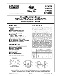 OPA2338UA/2K5 Datasheet