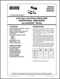 OPA4342EA/2K5 Datasheet